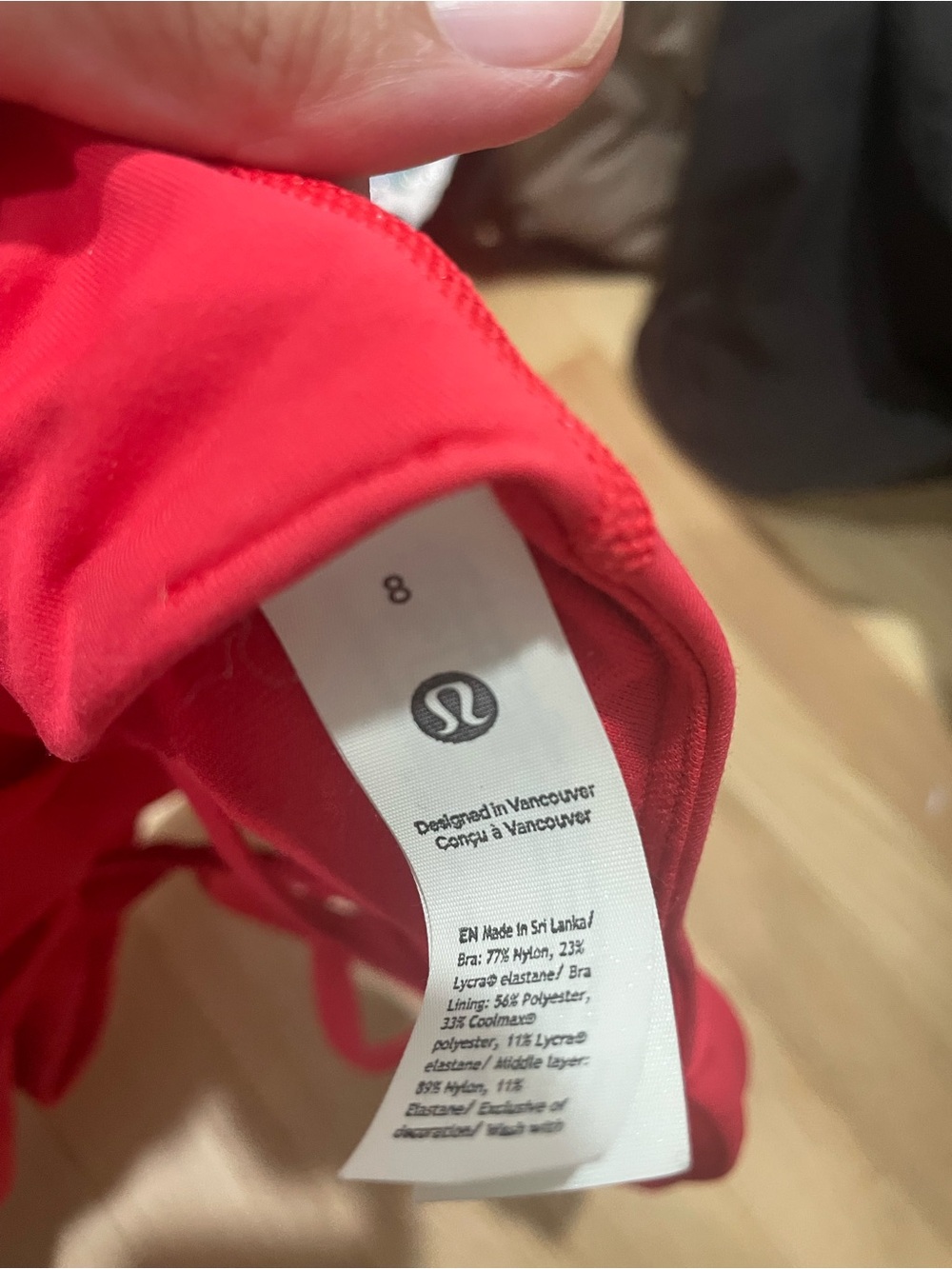 Lululemon bright pink sports bra size 8 - Picture 4 of 4